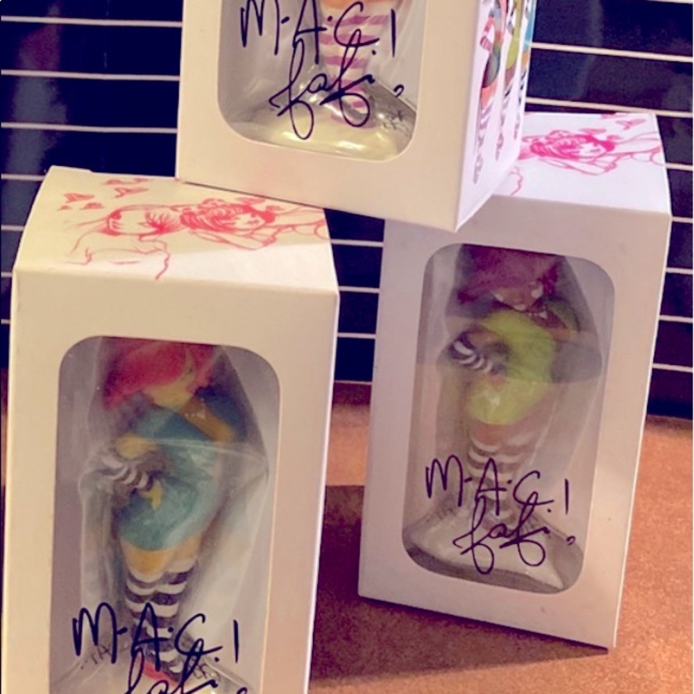 Full set of all three MAC fafi dolls